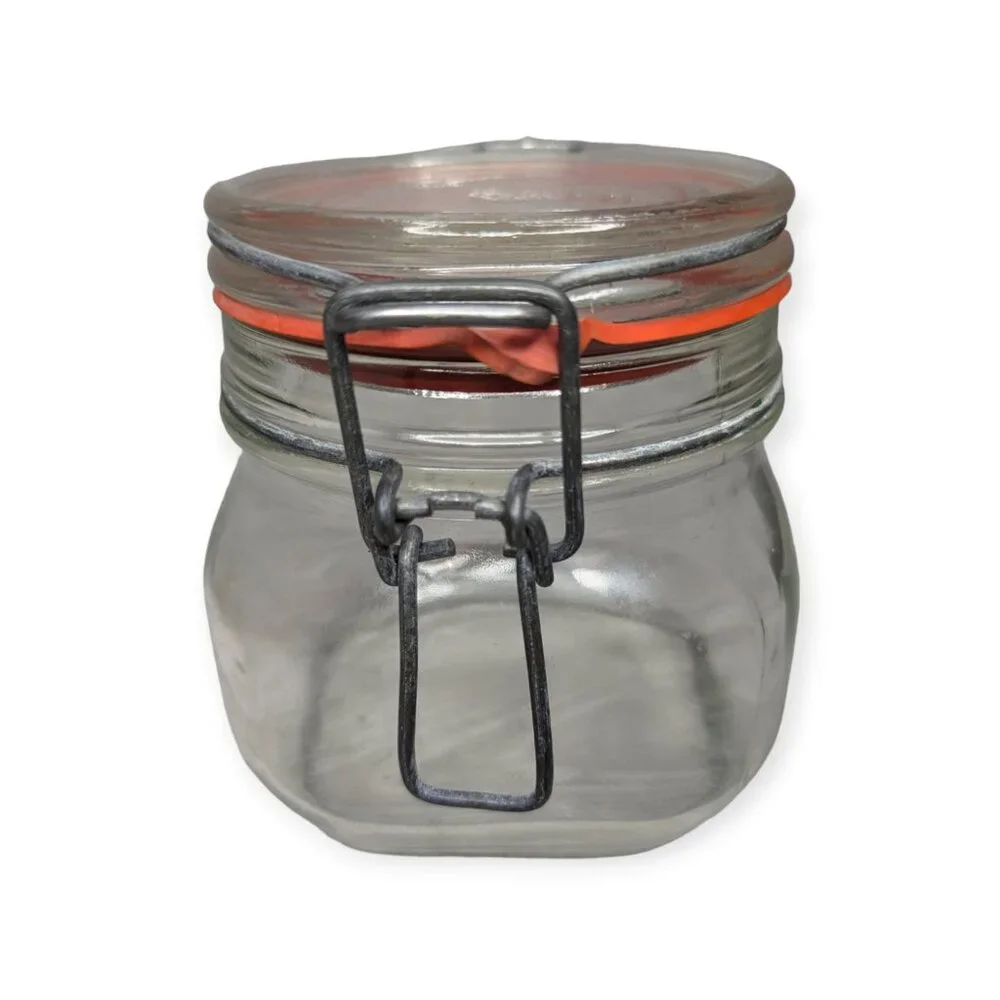 Vintage Hermetic Glass Storage Canning Jar 500ml Made in England